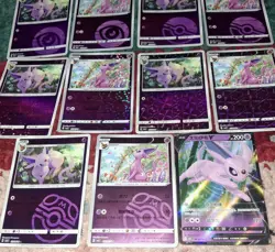 EXCLUSIVE Espeon CBB2C GEM PACK VOL 2 S-Chinese 11 Holo Foil Lot Pokemon TCG MT - Image 4