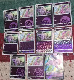EXCLUSIVE Espeon CBB2C GEM PACK VOL 2 S-Chinese 11 Holo Foil Lot Pokemon TCG MT - Image 5