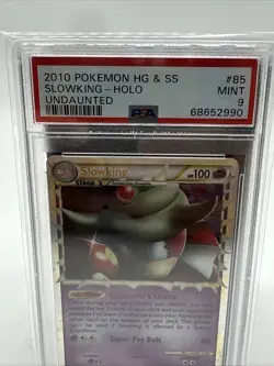 2010 POKEMON HEARTGOLD & SOULSILVER UNDAUNTED #85 SLOWKING-HOLO PSA 9 - Image 3