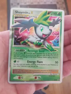 Pokemon Shaymin Lv. X Black Star Promo DP39 LP/MP - Image 1