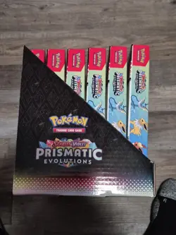 Pokemon Prismatic Evolutions Poster Collection Case, 6 Boxes New - Image 3