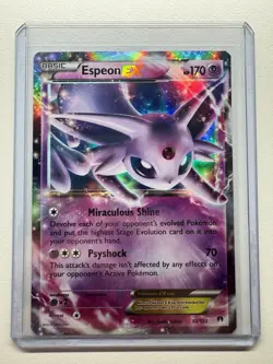 Pokemon TCG Espeon EX Breakpoint Ultra Rare Holo 52/122 Near Mint - Image 1