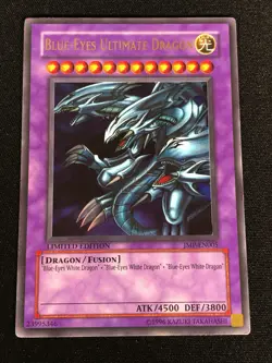 Yugioh Blue-Eyes Ultimate Dragon JMP-EN005 Ultra (LP) - Image 1