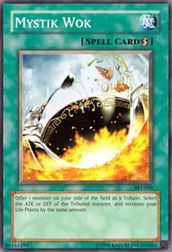 YUGIOH Mystik Wok AST-036 LP / NM - Image 1
