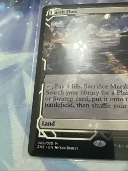 Marsh Flats Magic: The Gathering Zendikar Rising Land Card - Image 2
