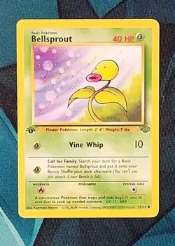 Bellsprout 1st Edition Jungle Set 49/64 Pokemon Card NM/LP - Image 1