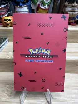 Pikachu Poncho Gengar - Cracked Ice Holo - Team Rocket Card Database - Pokemon - Image 2