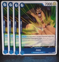 Jozu Playset (4 Cards) OP08-047 Two Legends One Piece CCG - Image 1