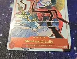 One Piece OP13 3rd Anniversary Winner Set Pre Release Card Luffy Sabo Ace - Image 3