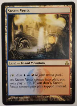 Magic the Gathering Steam Vents Guildpact LP/NM - Image 1