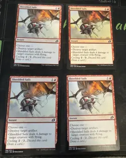 Shredded Sails X4 Ikoria Lair of Behemoths Magic the Gathering MTG - Image 1