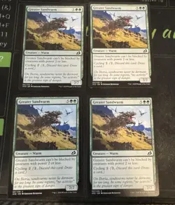 Greater Sandwurm X4 Ikoria Lair of Behemoths Magic the Gathering MTG - Image 1