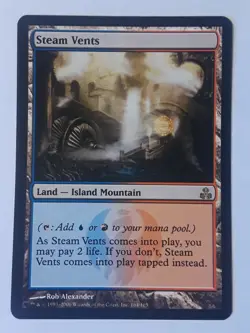 Steam Vents Guildpact Magic the Gathering mtg x1 - Image 1