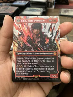 Clive, Ifrit's Dominant (0318) (Borderless) Final Fantasy Foil - Image 1
