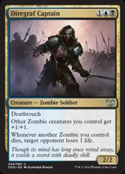 4x Diregraf Captain NM-Mint, English Duel Decks: Blessed vs Cursed MTG Magic - Image 1