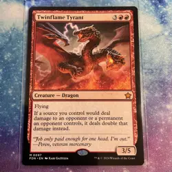 Twinflame Tyrant (REGULAR) x1 - MTG Foundations FDN #97 - Image 1