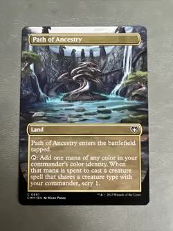 MTG Path Of Ancestry CMM 0661 C NM Commander Masters Regular Borderless - Image 2