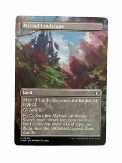 MTG CMM: Myriad Landscape (Land) Extended Art Uncommon 0660 - Image 1