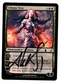 Liliana Vess Lorwyn signed by artist Aleksi Briclot! - Image 1
