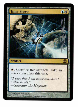 Time Sieve Alara Reborn Signed by artist Franz Vohwinkel! - Image 1