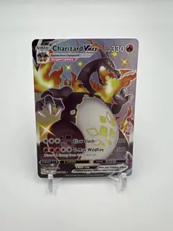 Pokemon Charizard VMAX SV107/SV122 Shining Fates: Shiny Vault Holo NM - Image 1