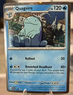 Pokemon TCG Quagsire Black Star Promo 156 Surging Sparks Blister Promo Mint - Image 1