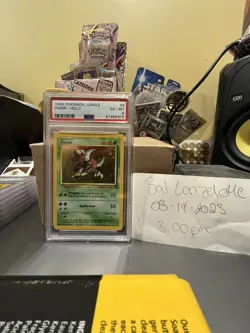 1999 POKEMON JUNGLE #9 PINSIR-HOLO PSA 6 - Image 1
