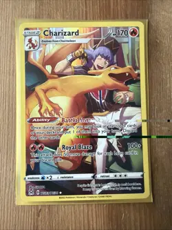 Pokemon TCG Charizard TG03/TG30 Swsh11: Lost Origin Trainer Gallery Holo Rare - Image 1