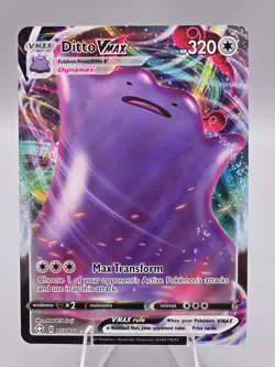 Pokemon Shining Fates Ditto VMAX 051/072 Full Art Holo - Image 1