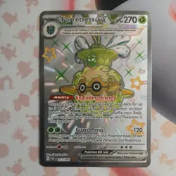 Pokemon TCG Forretress EX 212/091 Illustration Rare Holo Paldean Fates - Image 1