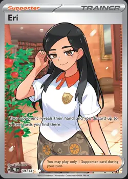 Pokemon TCG Eri 136/131 Ultra Rare Prismatic Evolutions Holo En - Image 1