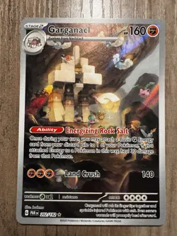 Garganacl 202/182 Paradox Rift Illustration Rare Pokemon TCG Pack Fresh - NM - Image 1