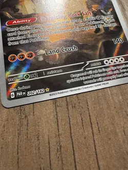 Garganacl 202/182 Paradox Rift Illustration Rare Pokemon TCG Pack Fresh - NM - Image 2
