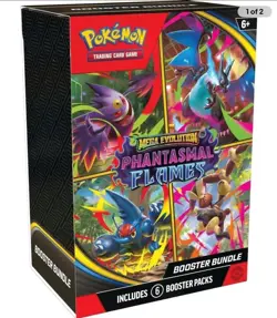 Pokemon Mega Evolution Phantasmal Flames Booster Bundle Sealed PREORDER - Image 1