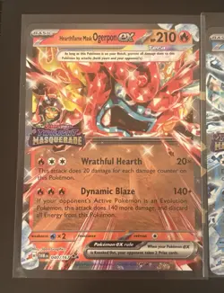Pokemon Hearthflame & Wellspring Mask Ogerpon Ex 40 & 64 TWM Masquerade Stamped - Image 3