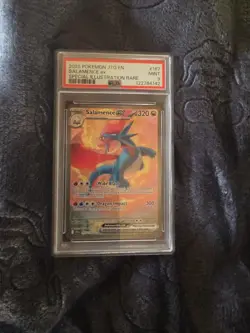 Pokemon 2025 Journey Together Special Illustration Salamence EX Rare PSA 9 - Image 1