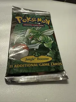 1999 Pokemon Jungle Booster Pack Sealed Scyther 22 Grams HeavyU LightU - Image 4