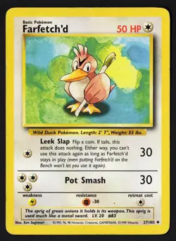 Farfetch'd 27/102 Base Set 1999 - Pokemon TCG - Image 1