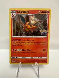 Charizard 010/078 - Pokemon GO - Pokemon TCG - Holo Rare - NM - Image 1