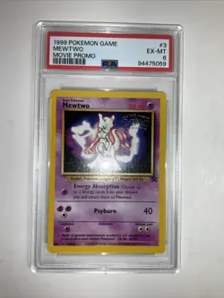 1999 Pokemon Game #3 Mewtwo Movie Promo PSA 6 🔥🔥🔥 - Image 1