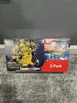 Pokemon Surging Sparks Elite Trainer Box and Booster Bundle Costco, 2-Pack - Image 1