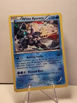 White Kyurem 21/124 XY Fates Collide Holo Pokemon TCG LP - Image 1