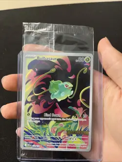 Sealed Mega Evolution Stamped Bulbasaur Pokemon TCG 133/132 Mint Condition - Image 1