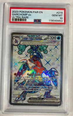 Garchomp ex - PSA 10 - Paradox Rift Ultra Rare Full Art 219/182 - Pokemon - Image 1