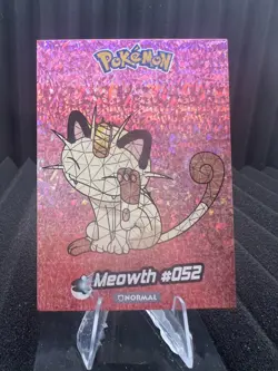 Meowth #52 - Cracked Ice Holo - Crystal Collection 2024 - Pokemon Card - Image 1