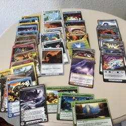 Chaotic Common Cards Lot Of 40-Creature Battelgear Mugic Attack Location #1 - Image 1