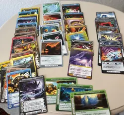 Chaotic Common Cards Lot Of 40-Creature Battelgear Mugic Attack Location #1 - Image 2