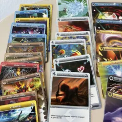 Chaotic Common Cards Lot Of 40-Creature Battelgear Mugic Attack Location #1 - Image 3