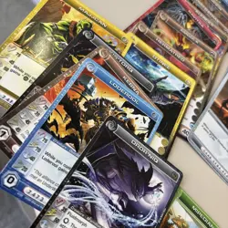 Chaotic Common Cards Lot Of 40-Creature Battelgear Mugic Attack Location #1 - Image 4