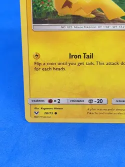 Pikachu - (Cracked Ice Holo) 028/073 Deck Exclusives Holo - Pokemon Card - Image 4